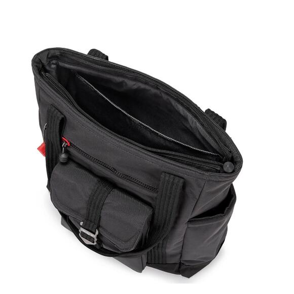 Hedgren Ramble Black RFID Nylon Laptop Tote Bag Sustainable Travel Work - Picture 8 of 9